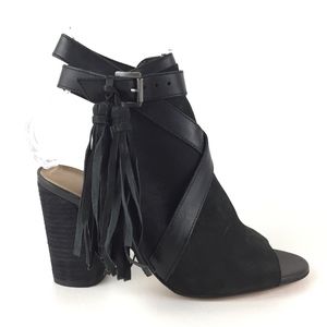 Sam Edelman | Vermont Black Peep-toe Bootie 6.5